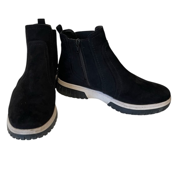 White Mountain Shoes - White Mountain Black Suede Women’s Boots